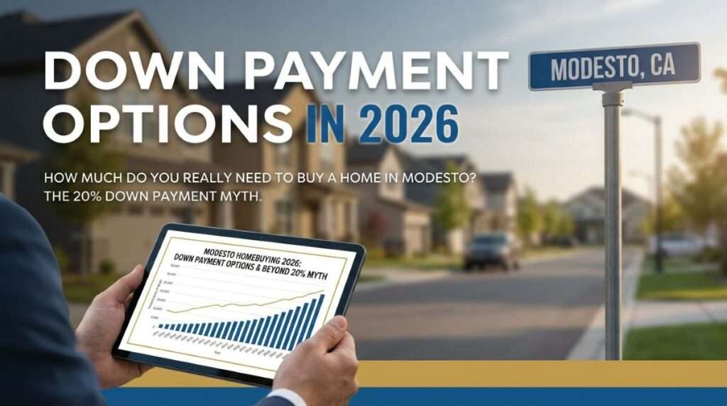 Down Payment Options in 2026: How Much Do You Really Need to Buy a Home in Modesto?